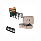 Studio 57 Mellow Turntable (White) Bundle