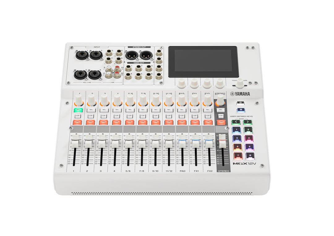 Yamaha MGX12V Console di mixaggio digitale (Bianco) - Versione video