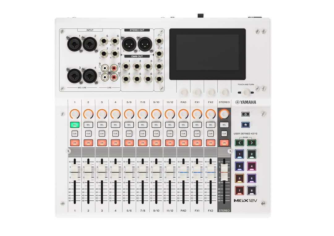 Yamaha MGX12V Console di mixaggio digitale (Bianco) - Versione video