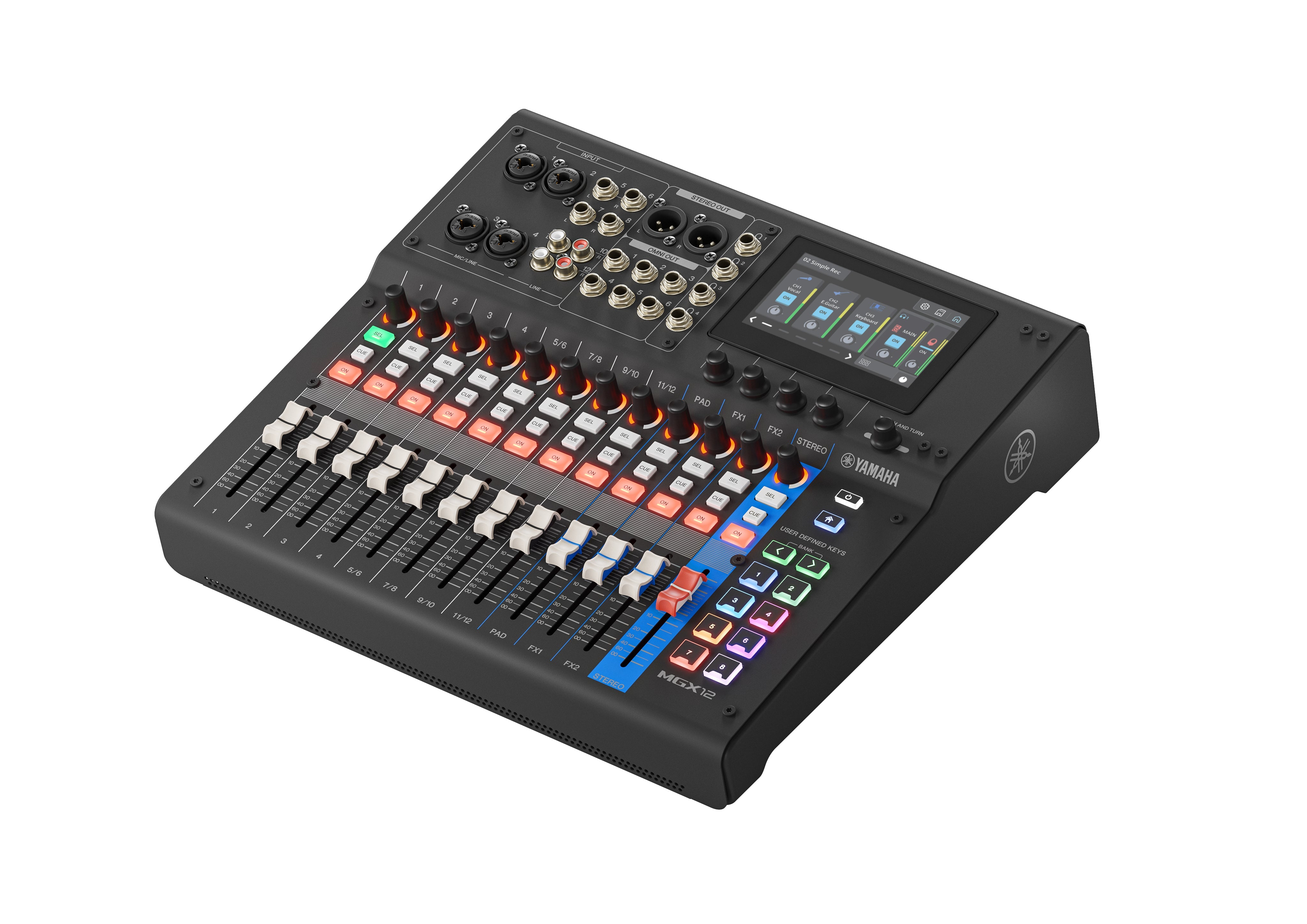 Yamaha MGX12 Console di Missaggio Digitale (Nera)
