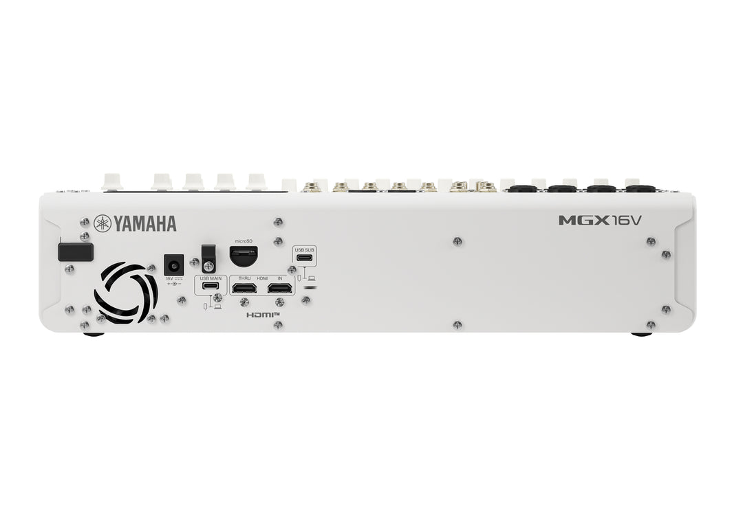 Yamaha MGX16V Console di missaggio digitale (Bianco) - Video Version