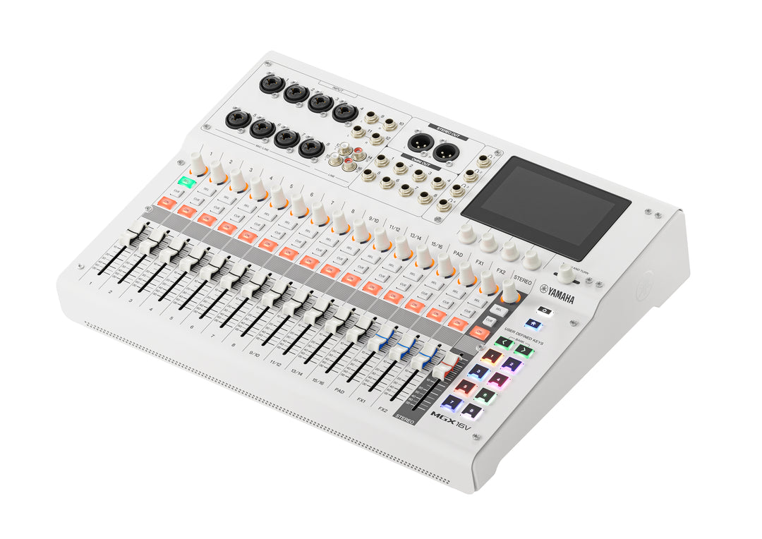 Yamaha MGX16V Console di missaggio digitale (Bianco) - Video Version