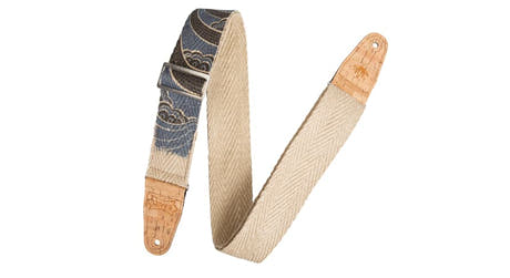 Levys MH8P tracolla per chitarra 2" in canapa, Island
