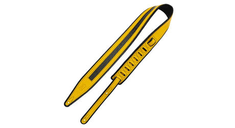 Levys MJH317 cinghia per chitarra in pelle, Dragon Stripe
