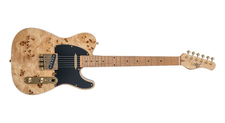 Michael Kelly Mod Shop 50 Duncan chitarra elettrica, Natural Burl