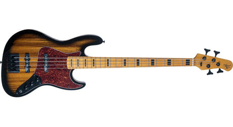 Michael Kelly Vintage Element 4 basso elettrico, Zebra Burst