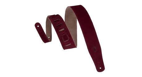 Levys MS26 cinghia per chitarra 2 1/2", bordeaux