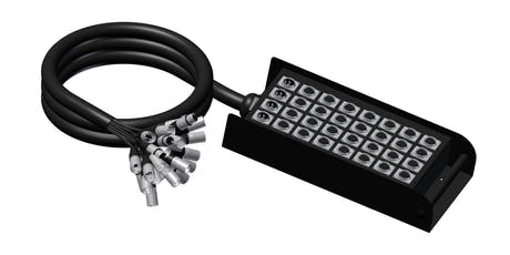 ProCab stageboks 28 inputs / 4 outputs, Pisk 30 mtr