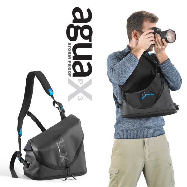 MyMiggo Agua Stormproof Torso Pack For large DSLR and mounted 24-70 lens