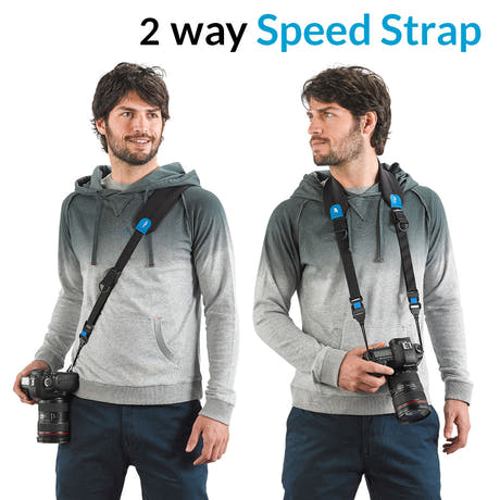 MyMiggo Cinghia Speed imbottita a 2 vie per fotocamere SLR e Mirorless