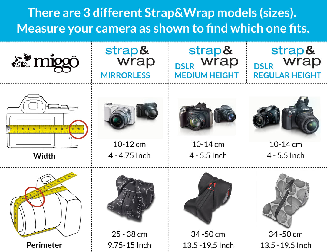 MyMiggo Padded  Camera Strap and Wrap  for CSC