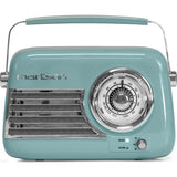 Madison Retro Radio with Bluetooth and FM (Blue)