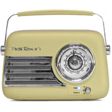 Madison Retro Radio with Bluetooth and FM (Matte Olive Green)