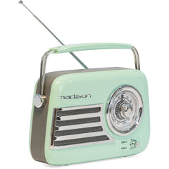 Madison Retro Radio con Bluetooth e FM (Menta)