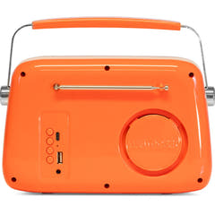 Madison Retro Radio con Bluetooth e FM (Arancione)