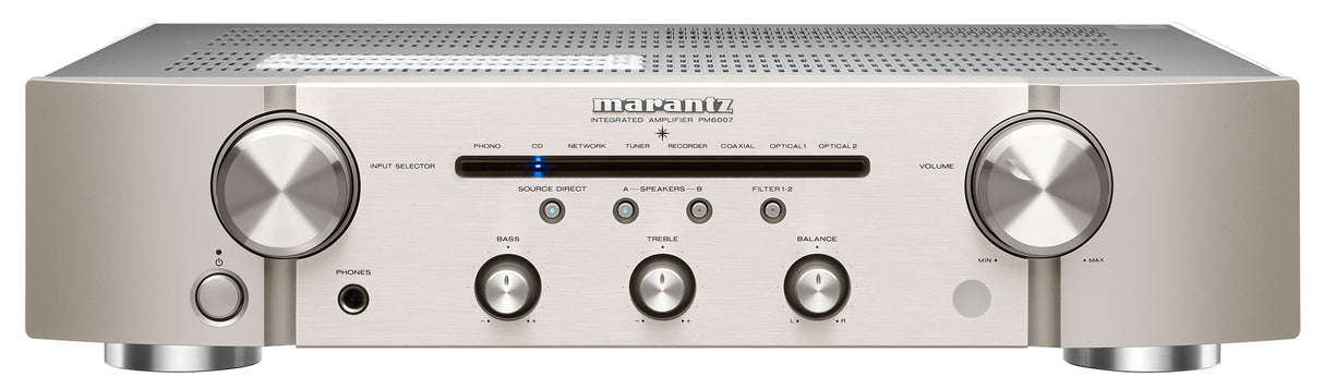Marantz PM6007 Amplificatore HI-FI (Argento, 2x45W)