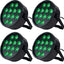 Marconi Polaris 12x12W RGBW Parlampe 4 stk. Bundle