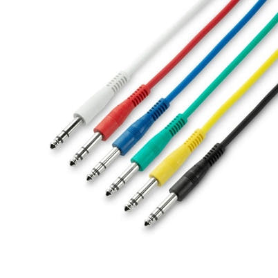 3 Star 6,3mm Jack Cavi Patch 6-pak (120cm)
