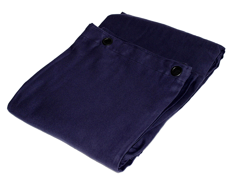 Molton Fondale con occhielli (Blu marino)