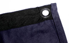 Molton Fondale con occhielli (Blu marino)