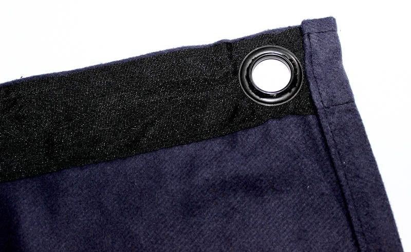 Molton Fondale con occhielli (Blu marino)