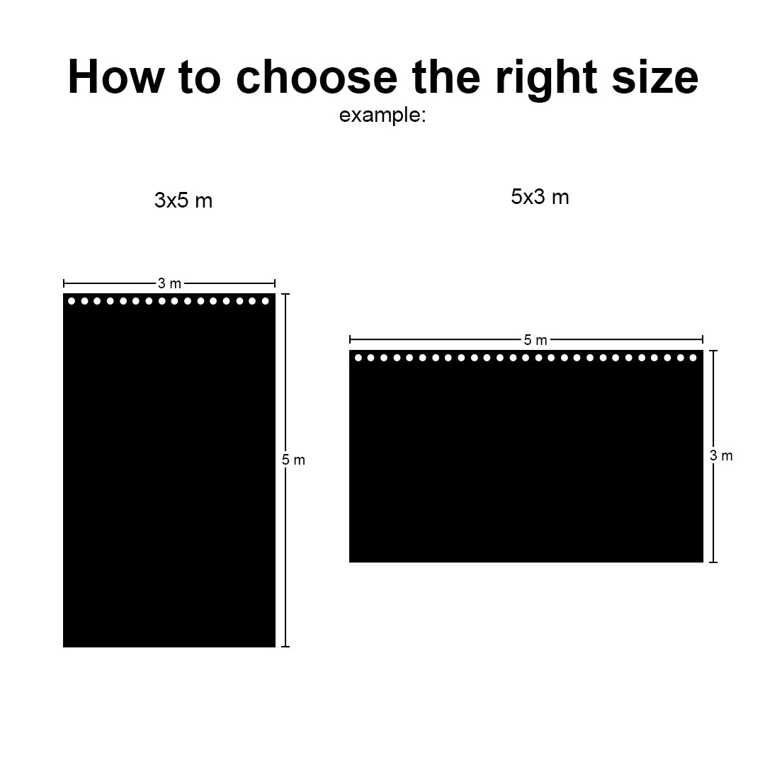 Molton Backdrop with eyelets (Black, Width x Height)