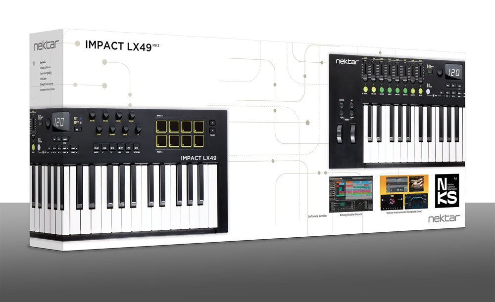 Nektar Impact LX49mk3 Tastiere MIDI