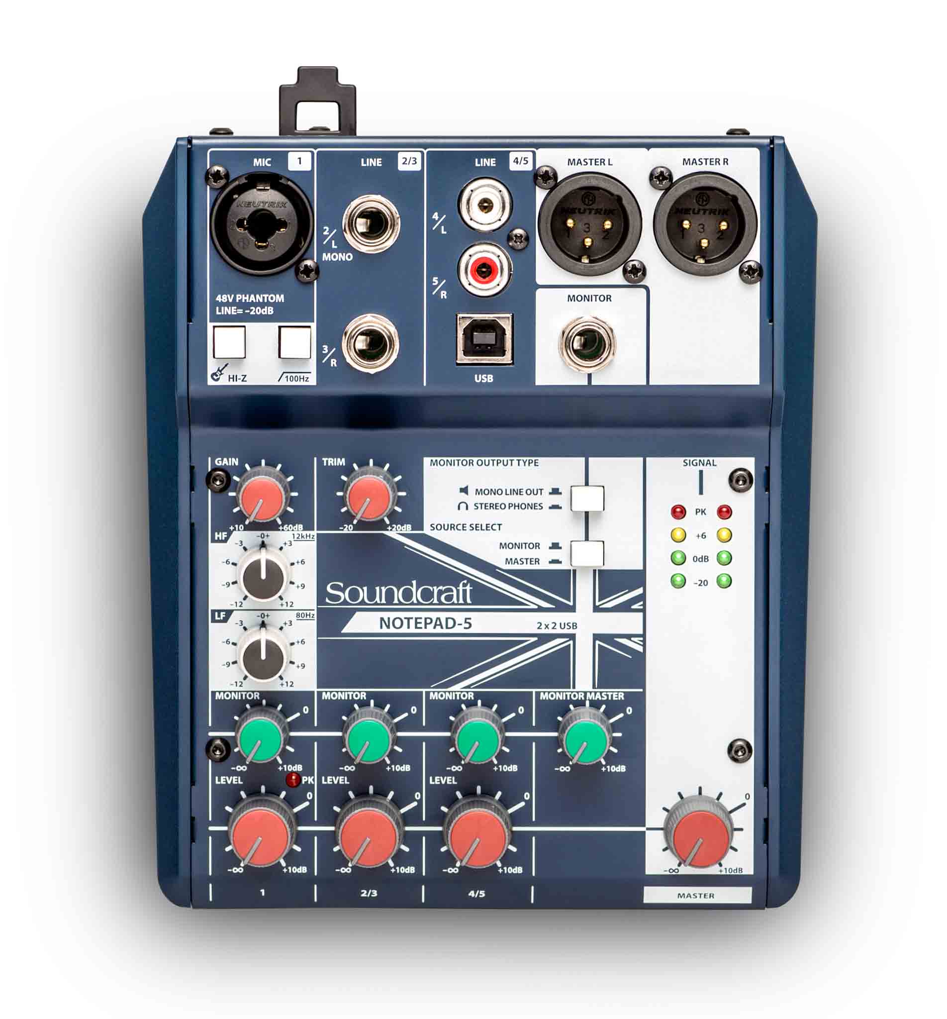 Soundcraft Notepad 5 Channel Desktop Mixer with USB
