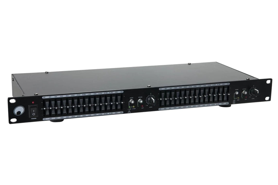 Omnitronic GEQ-2150 2x 15 Bande Equalizzatore Grafico