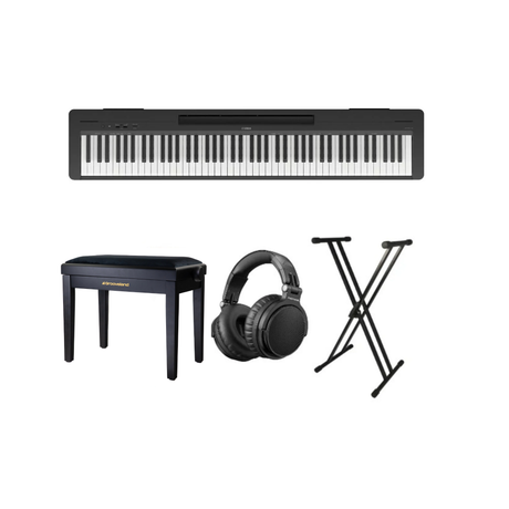 Yamaha P-145BT Pianoforte Elettrico Bundle Completo