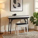 Grooveland P22 Pianoforte elettrico, Pacchetto iniziale (Bianco)