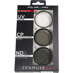 PolarPro 3-Pack, DJI Inspire 2  (X7/X5S/X5R/X5) UV, CP, ND8 Filters