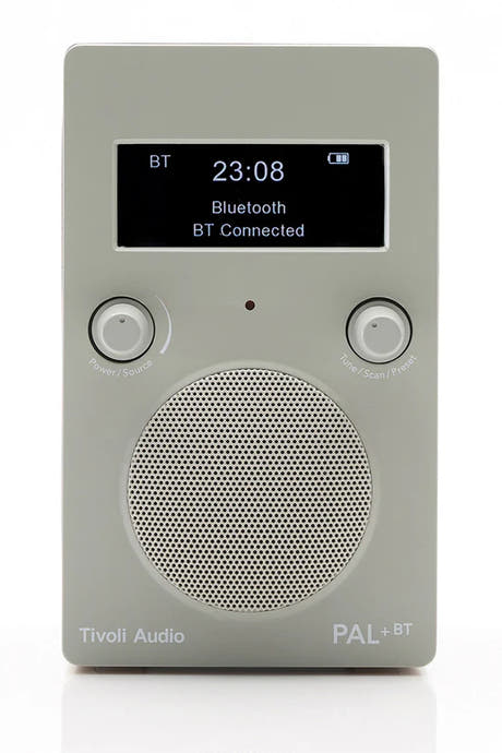 Tivoli Audio PAL+BT DAB+/Bluetooth Altoparlante (Grigio) NUOVO