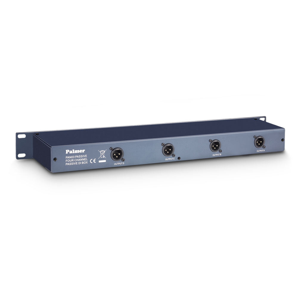 Palmer PAN 03 PASS - 19" DI-box, a 4 canali, passiva