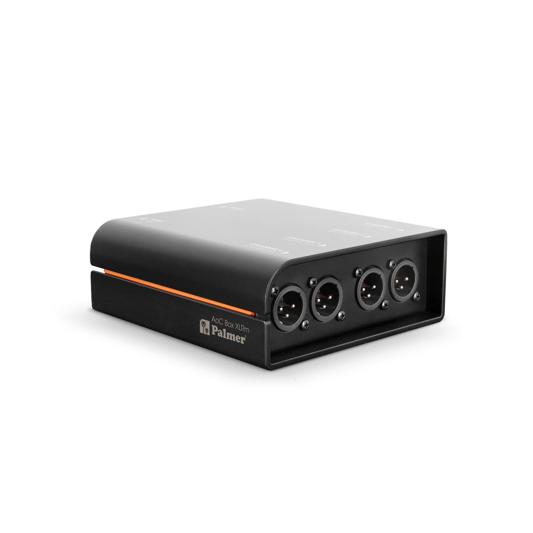 Palmer AoC Box XLRm - Audio over Cat-box da etherCON a 4 x XLR maschio