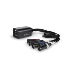 Palmer AoC Loom XLRm - cavo Audio over Cat da etherCON a 4 x XLR maschio