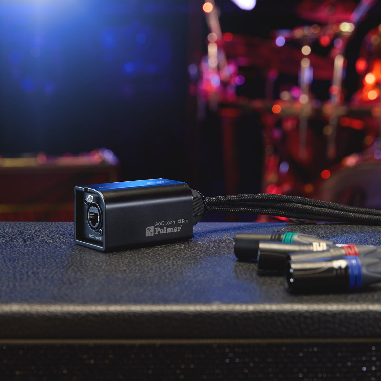 Palmer AoC Loom XLRm - Audio over Cat-kabel fra etherCON til 4 x XLR han