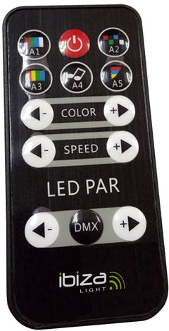 LED Spot Multicolor con telecomando (12x3W)