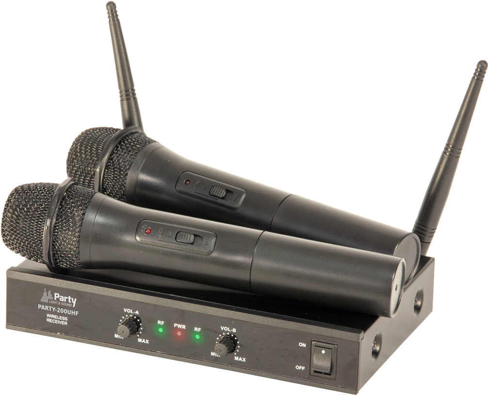 Ibiza Sistema Microfoni Wireless (2 canali)