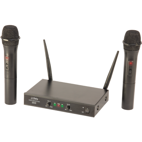 Ibiza Sistema Microfoni Wireless (2 canali)