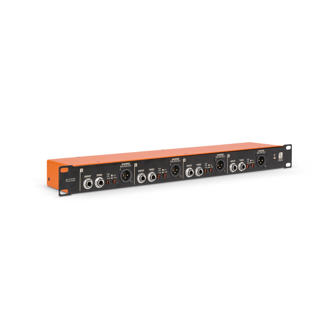 Palmer BRIDGE 4A - 19" DI-box, 4 canali, attiva