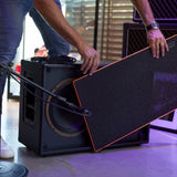 Palmer CAB 212 BX V30 - guitarkabinet med Celestion Vintage 30 2 x 12, åben bagbeklædning