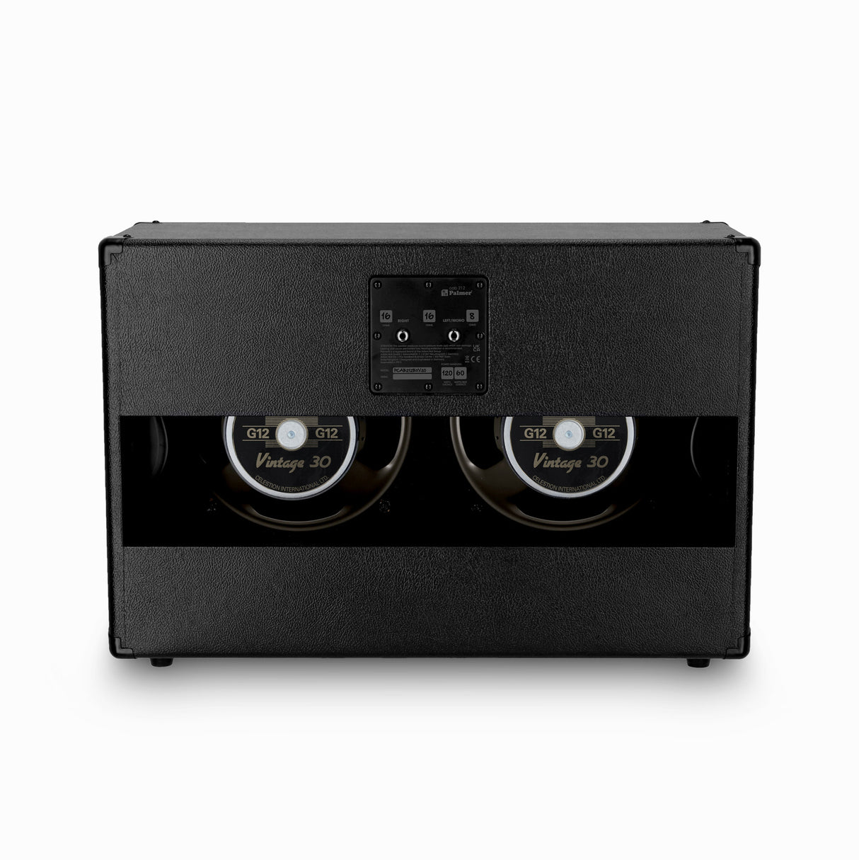 Palmer CAB 212 BX V30 - guitarkabinet med Celestion Vintage 30 2 x 12, åben bagbeklædning