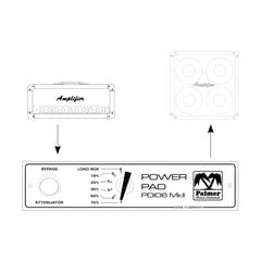 Palmer PDI 06 L 08 - Attenuatore d'effetto 8 ohm