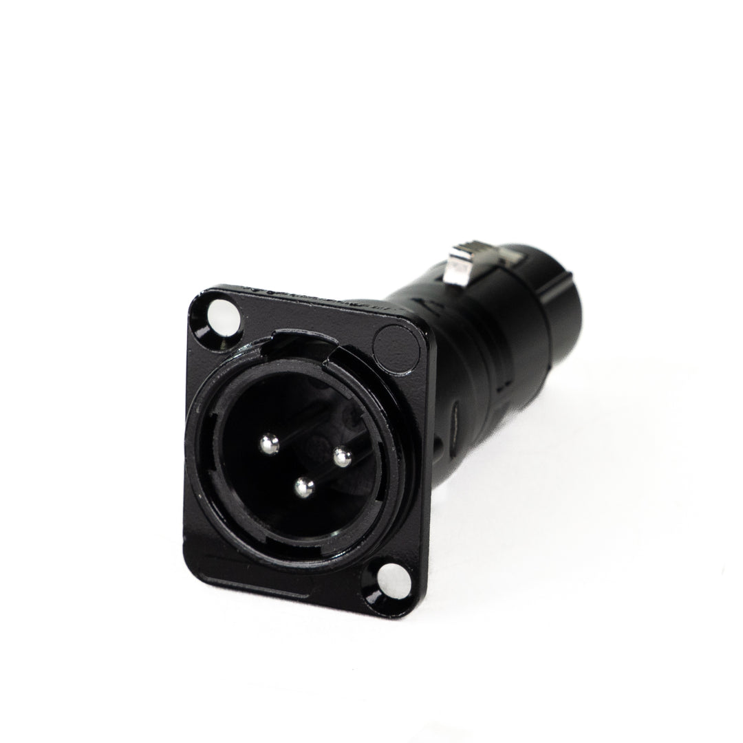 Perfex XLR Femmina a XLR Maschio Chassis Connettore (Nero)