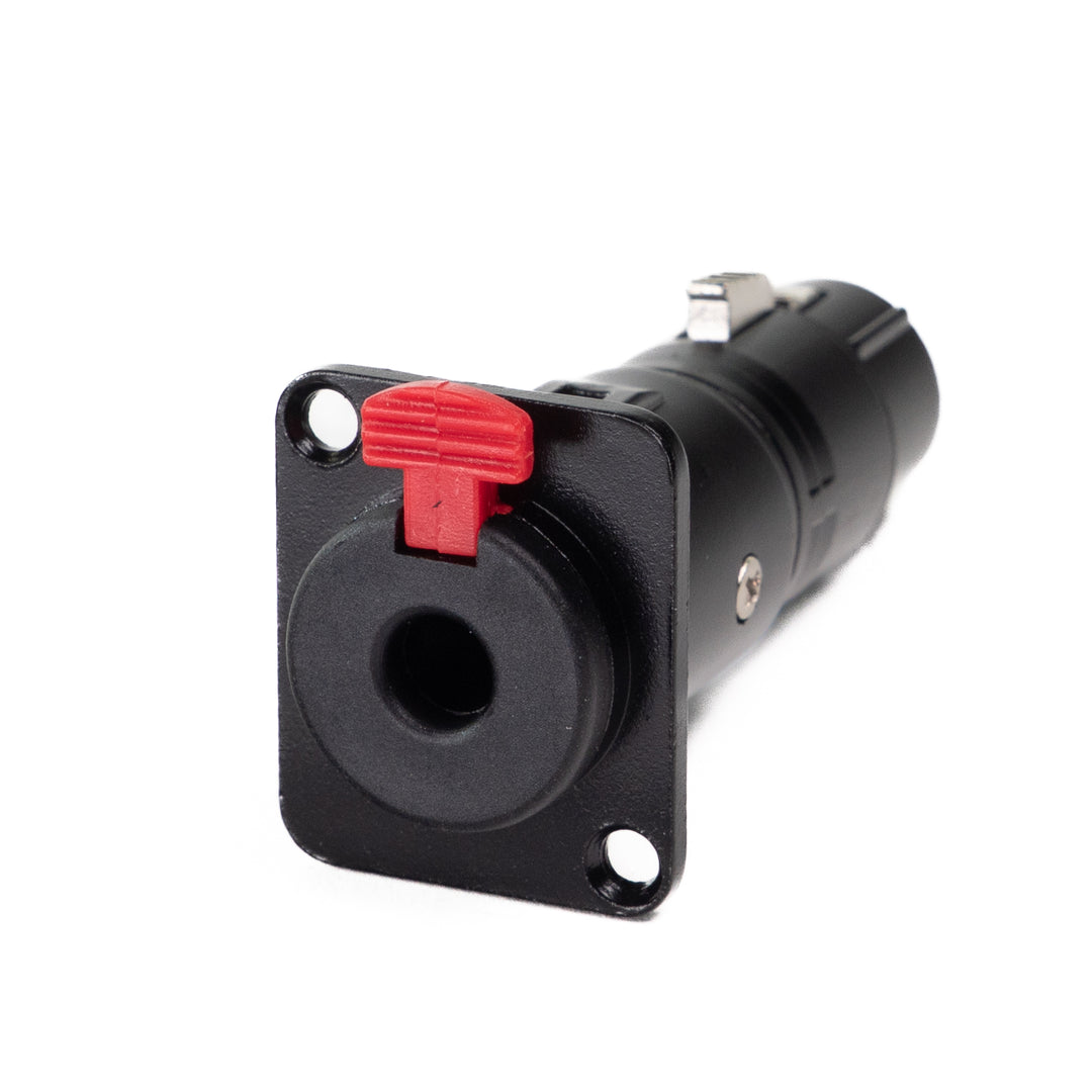 Perfex Jack a XLR Femmina Chassis Connettore (Nero)