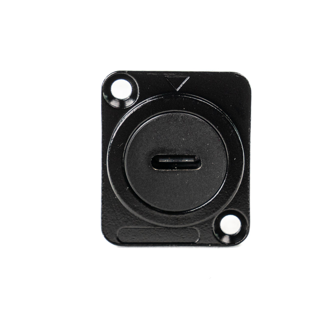 Perfex USB-C a USB-C Chassis Connettore (Nero)