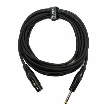 Perfex XLR Femmina a Jack Bilanciato (5m)