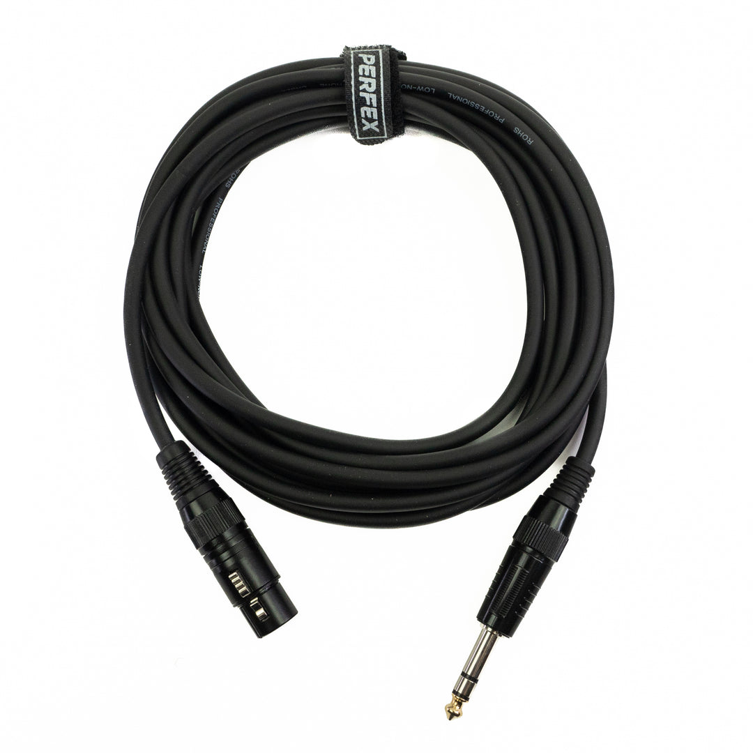 Perfex XLR Femmina a Jack Bilanciato (5m)