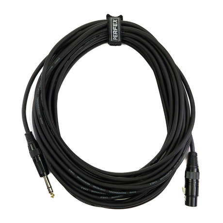 Perfex XLR Femmina a Jack Bilanciato (10m)